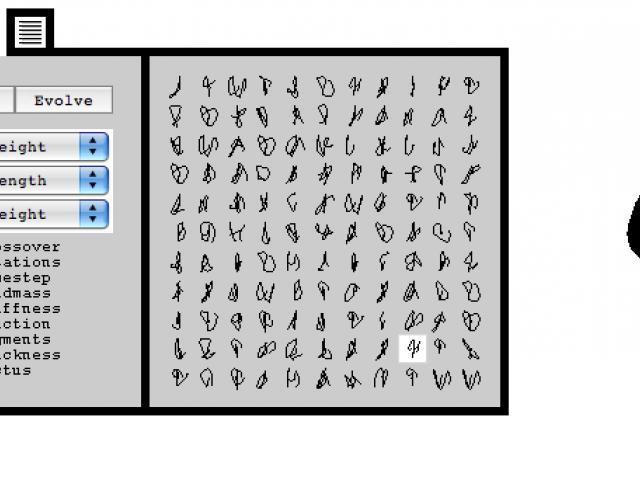 L'Alphabet Synthesis Machine est une œuvre d'art interactive qui utilise des algorithmes génétiques …